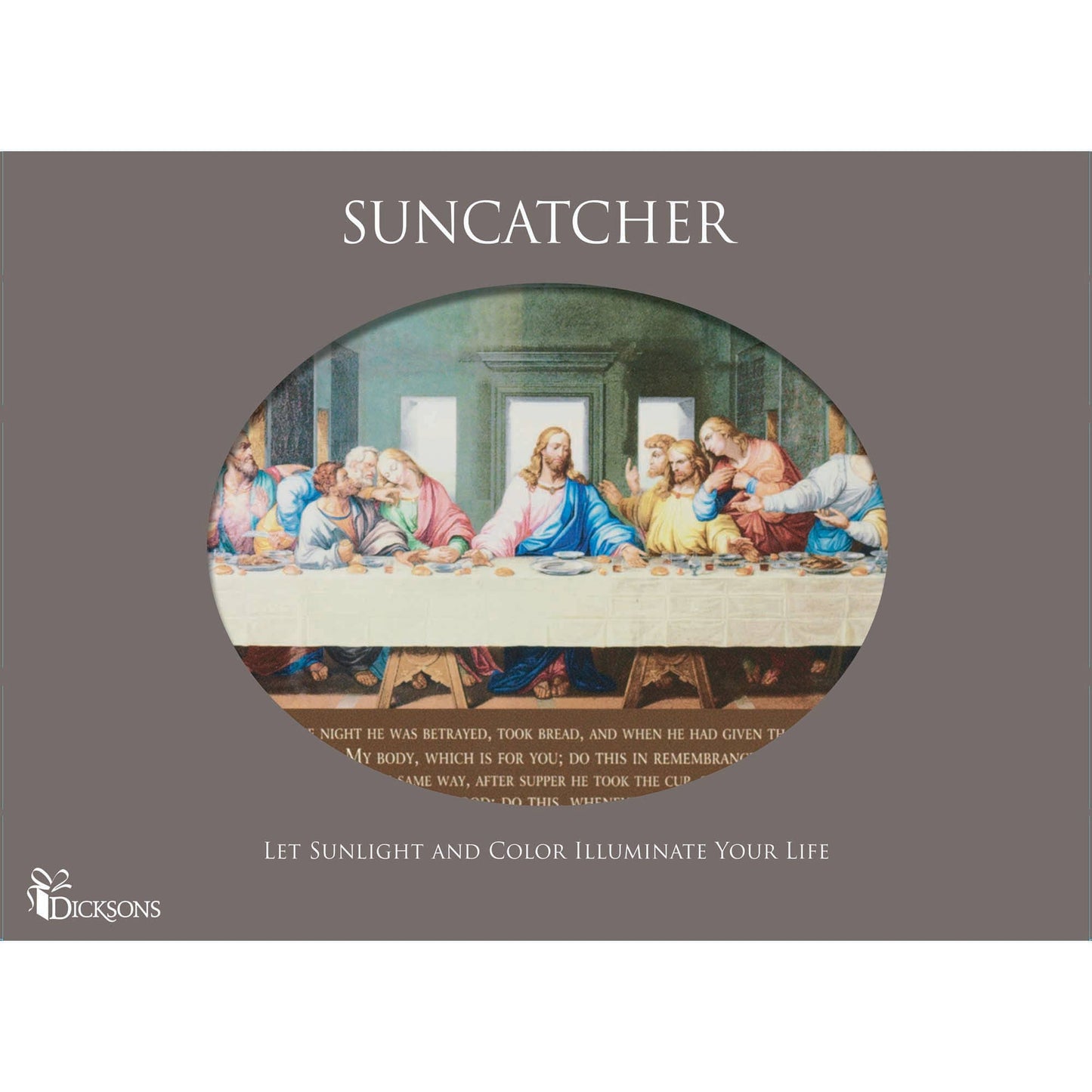Suncatcher The Last Supper 8x5