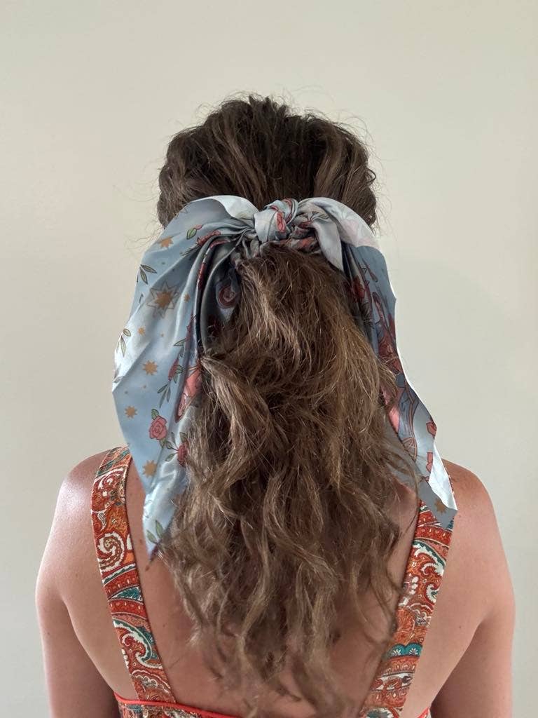 Catholic Satin Hanging Scrunchie - Guadalupe Collection