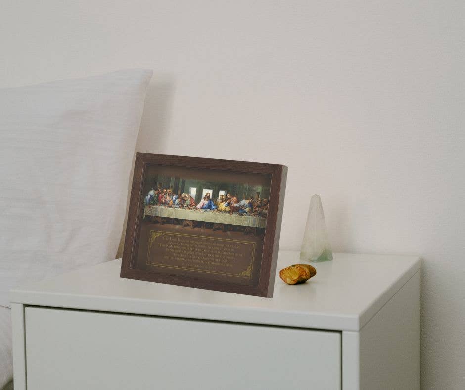 Framed Art The Last Supper 10x8