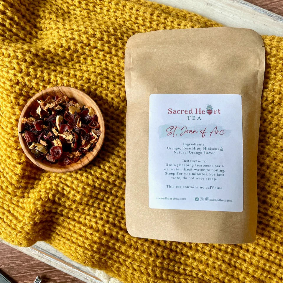 Saint Joan of Arc Orange Tea - Caffeine-Free Herbal Blend