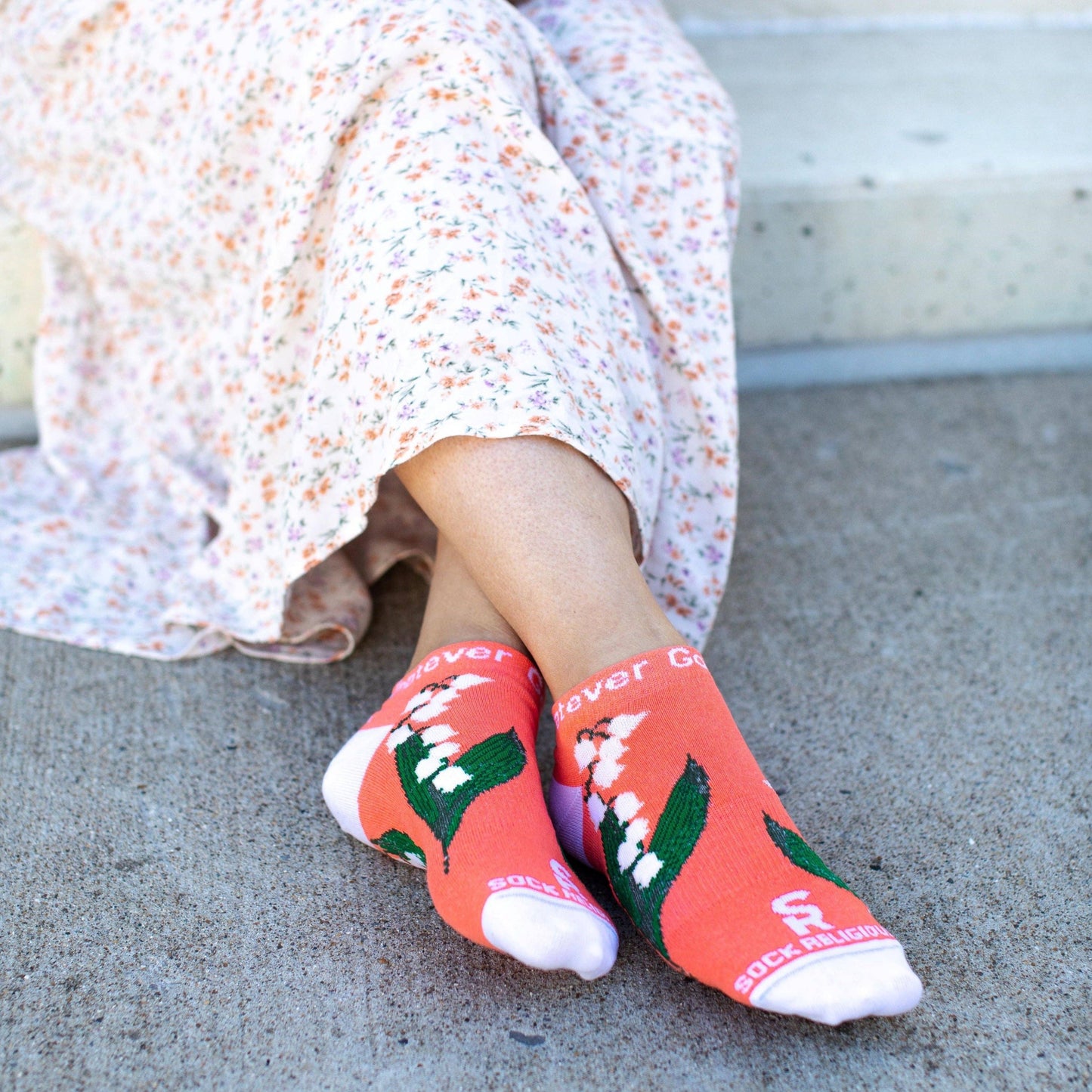 St. Gianna Molla No Show Socks