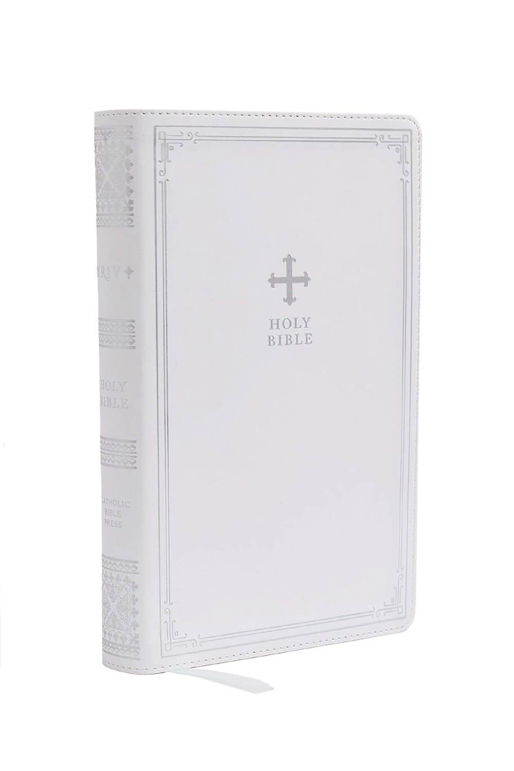 NRSV Catholic Edition Gift Bible, White Leathersoft (Comfort) (Copy)