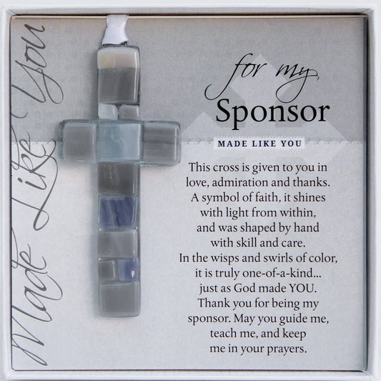 Sponsor Thank You Mosaic Glass Cross