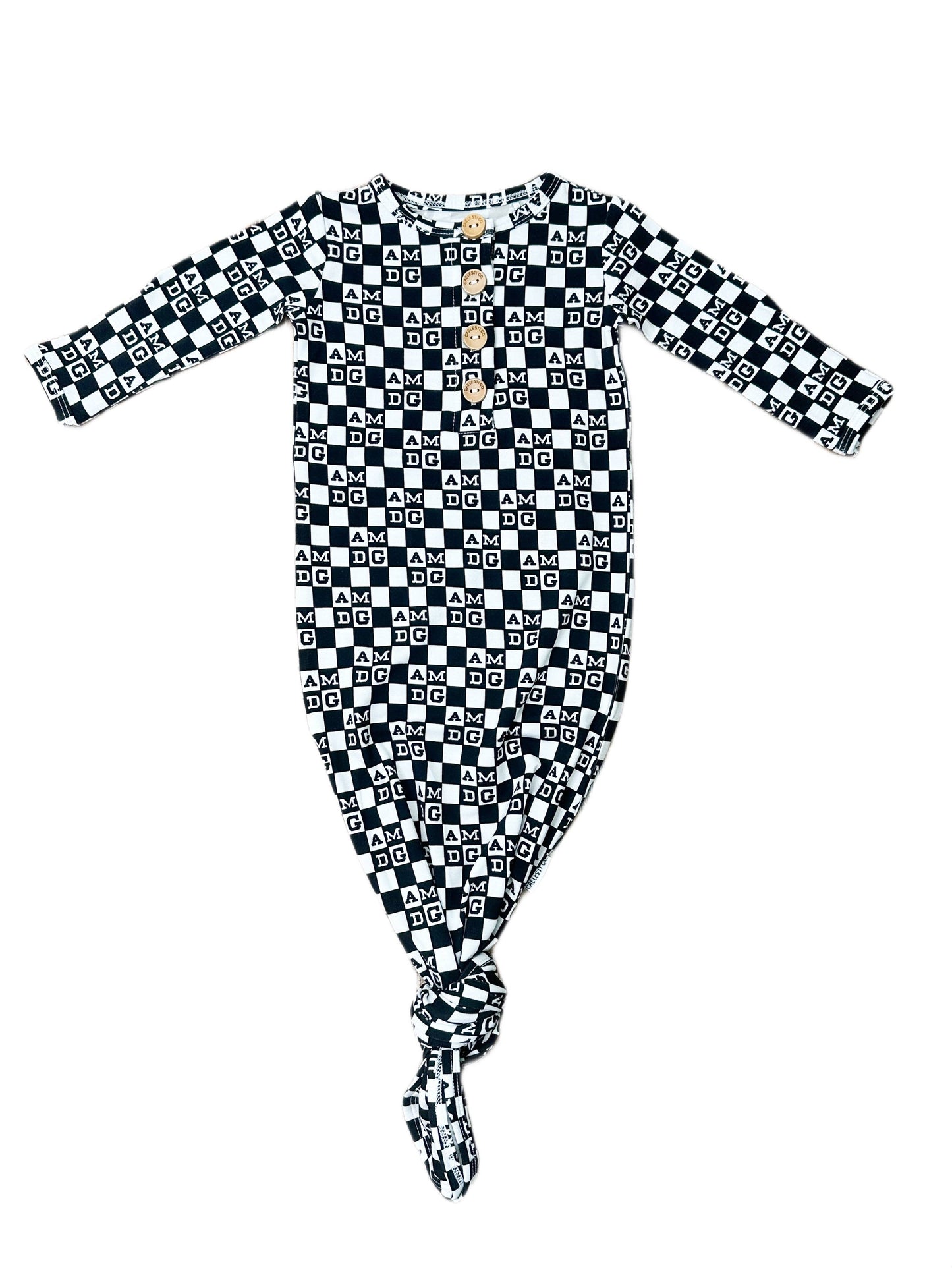 AMDG knotted gown