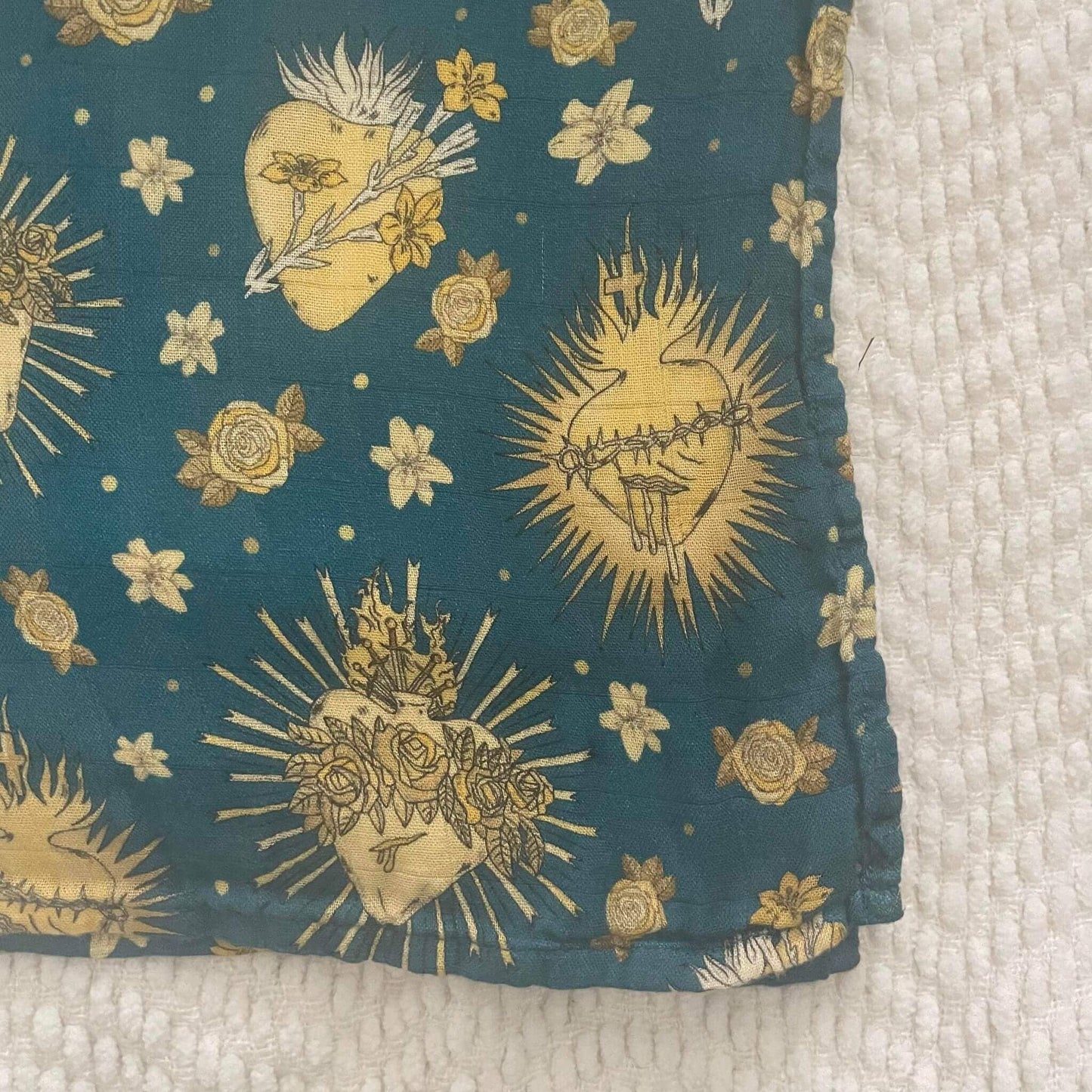 Holy Hearts Swaddle Blanket