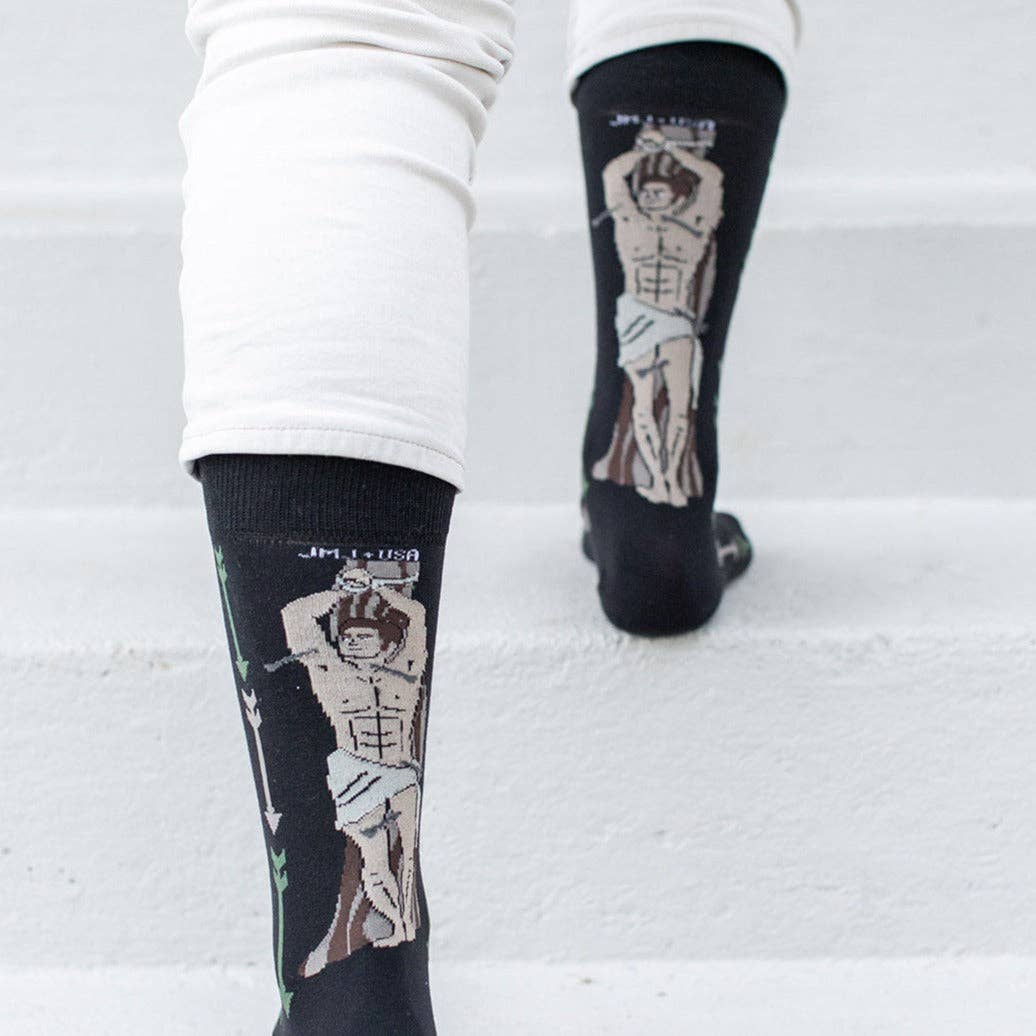St. Sebastian Adult Socks
