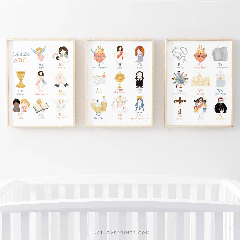 Catholic Alphabet Prints