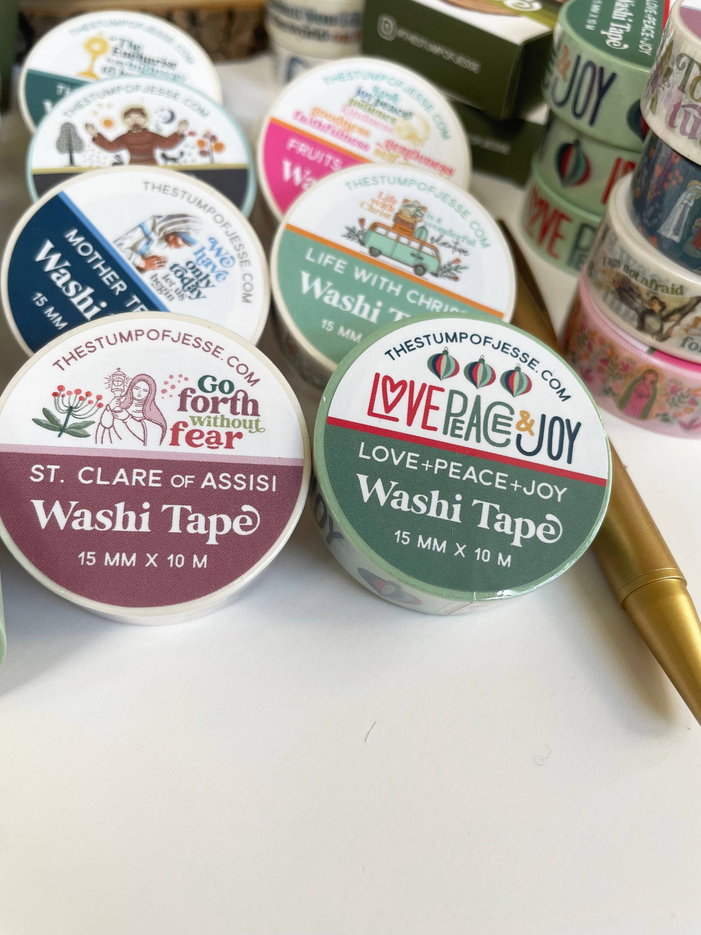 Padre Pio Washi Tape | Catholic Washi Tape | 15mm x 10m