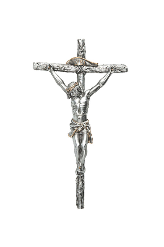Crucifix in Pewter Style  37