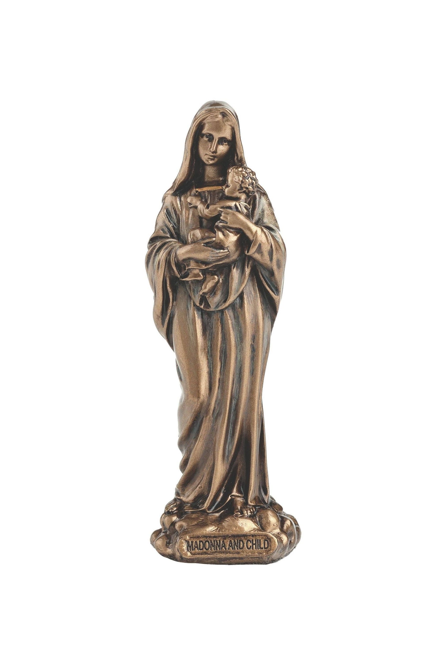 Madonna & Child in Cold Cast Bronze 3.25"