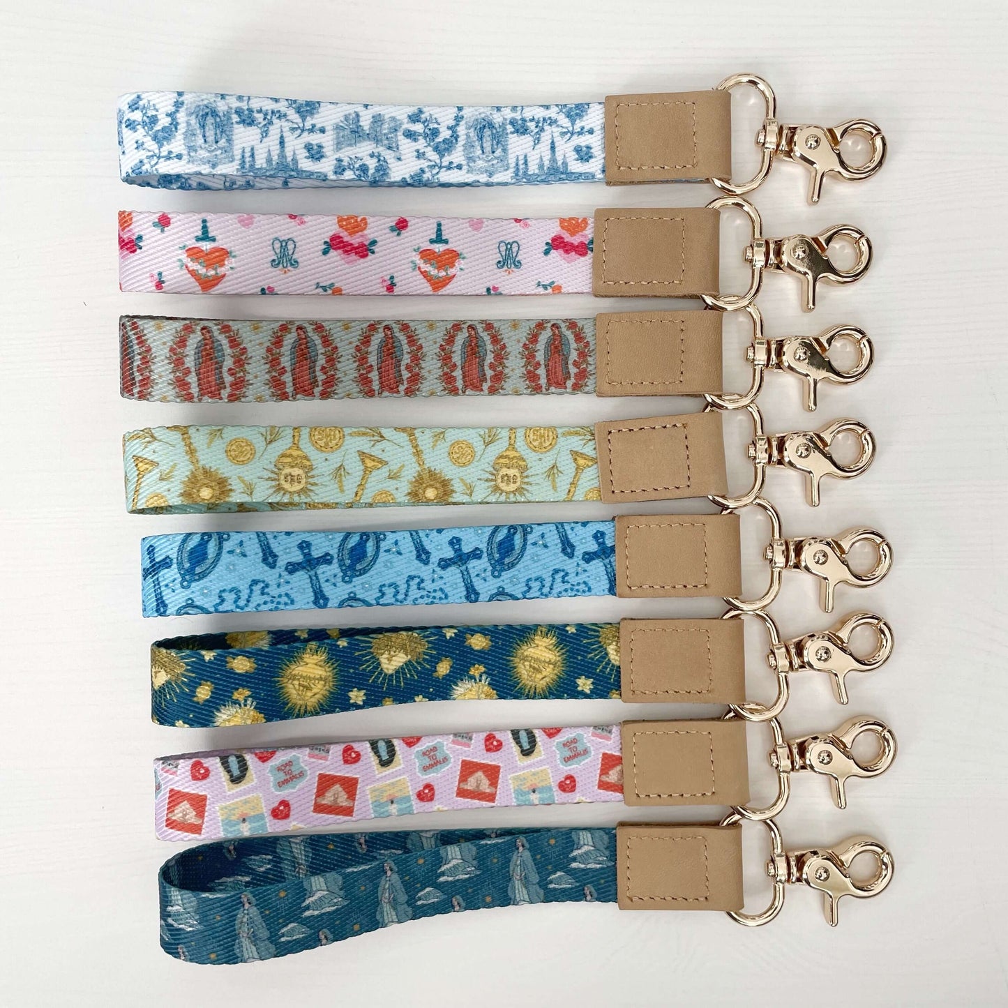 Woven Keychain- Auspice Maria Collection
