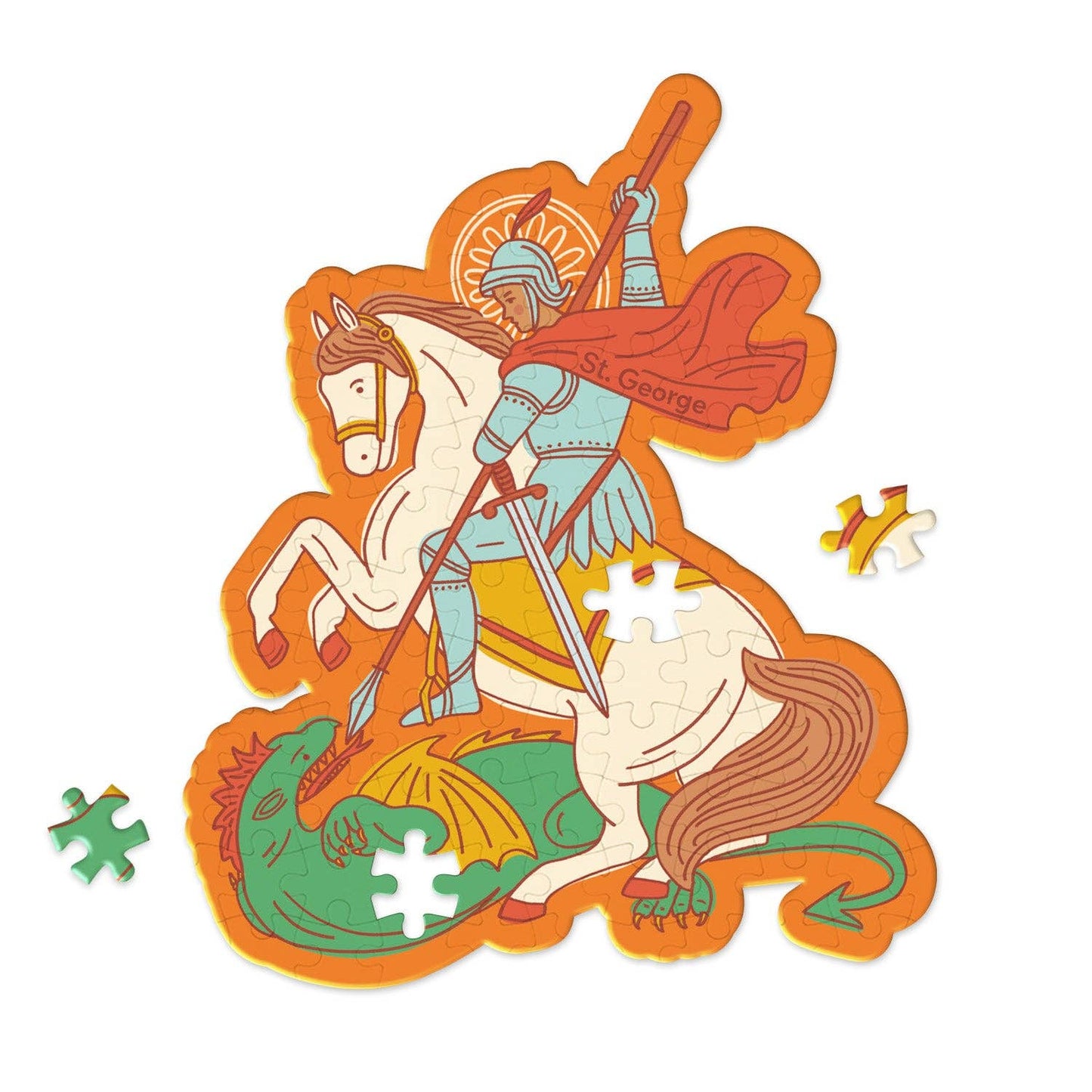 St. George & the Dragon Mini Puzzle