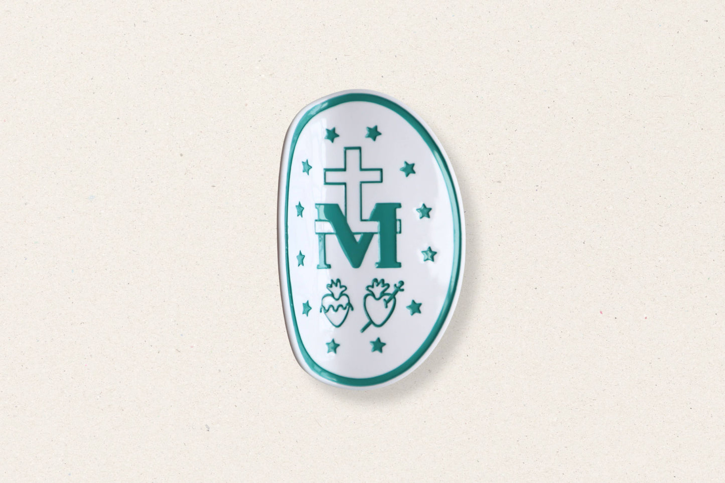 Miraculous Medal Hair Clip