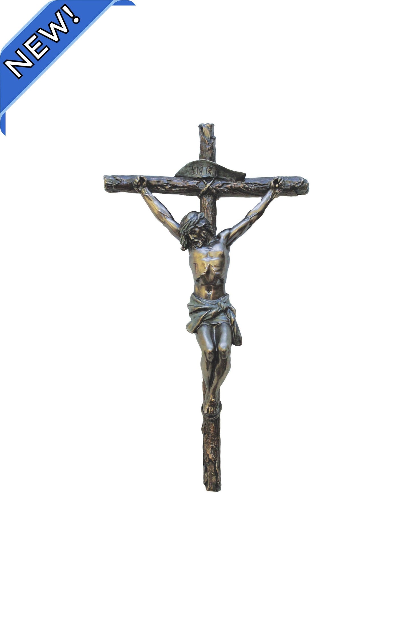 Crucifix in Cold Cast Bronze 36