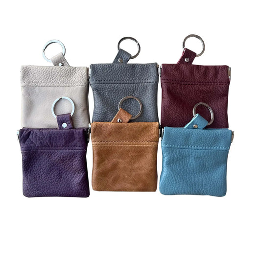 Squeeze Leather Rosary Pouch
