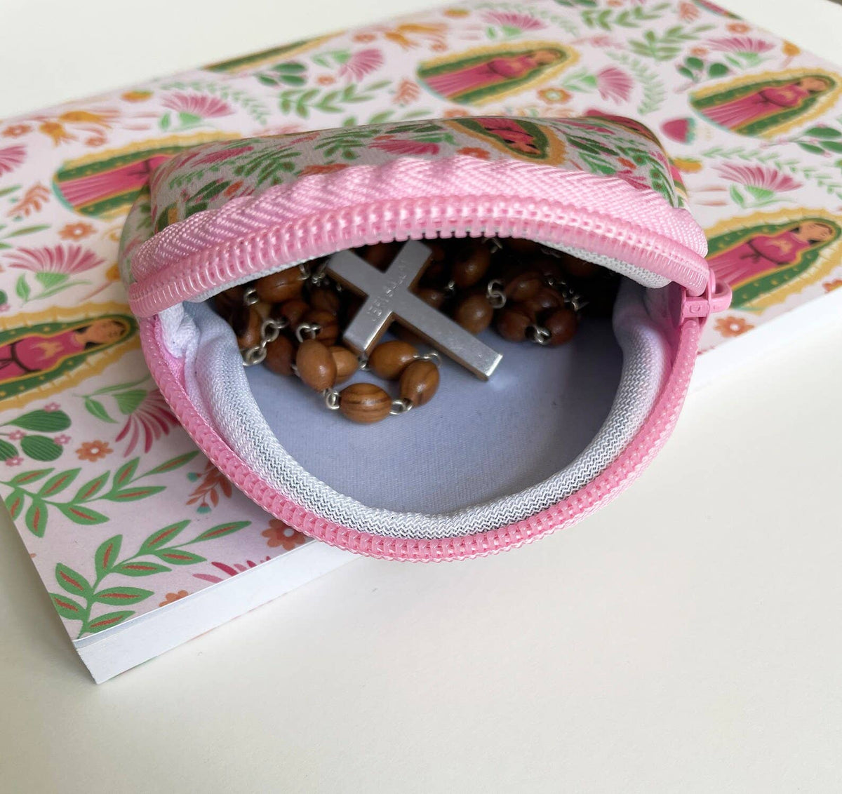 Our Lady of Guadalupe Neoprene Rosary Pouch