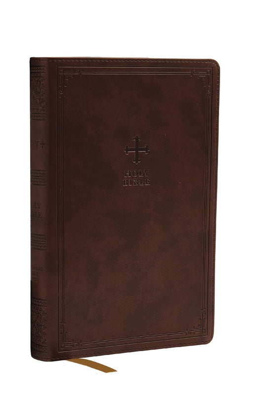 Catholic Edition Gift Bible, Brown