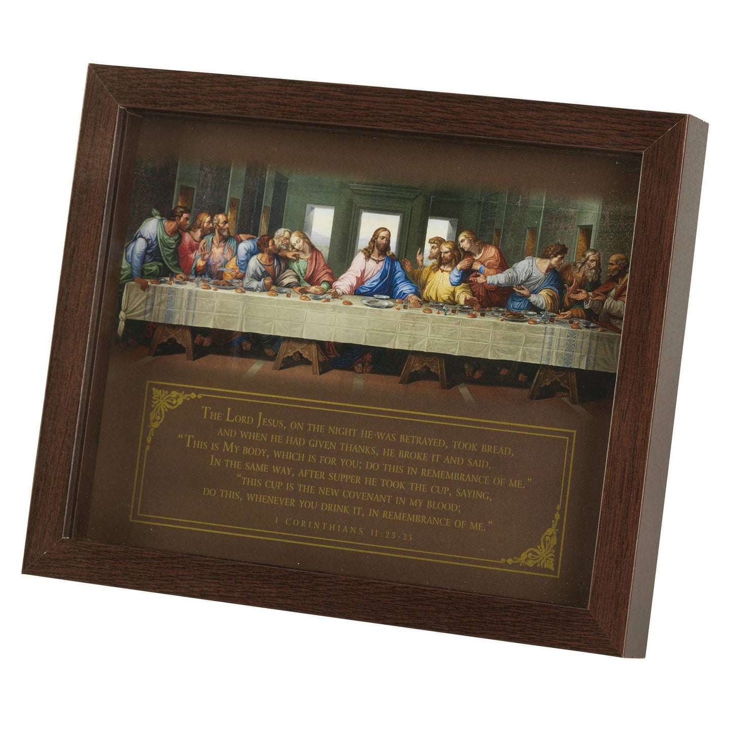 Framed Art The Last Supper 10x8