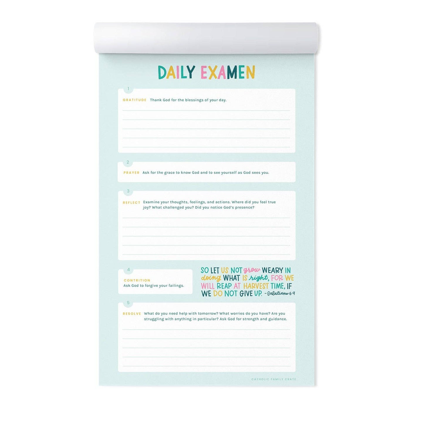 Daily Examen Notepad (Advanced)