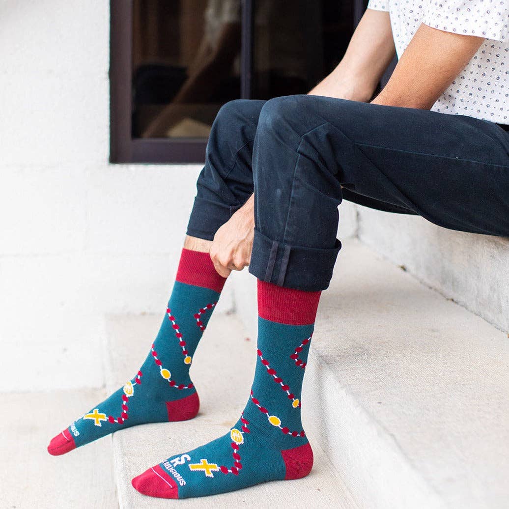 Rosary Adult Socks
