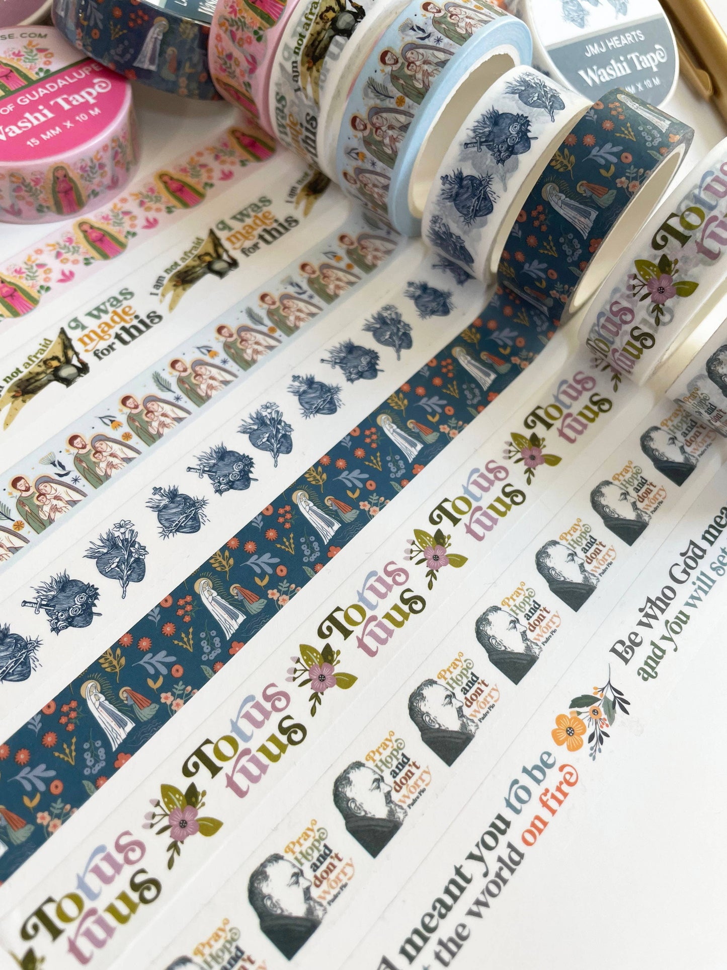 Padre Pio Washi Tape | Catholic Washi Tape | 15mm x 10m