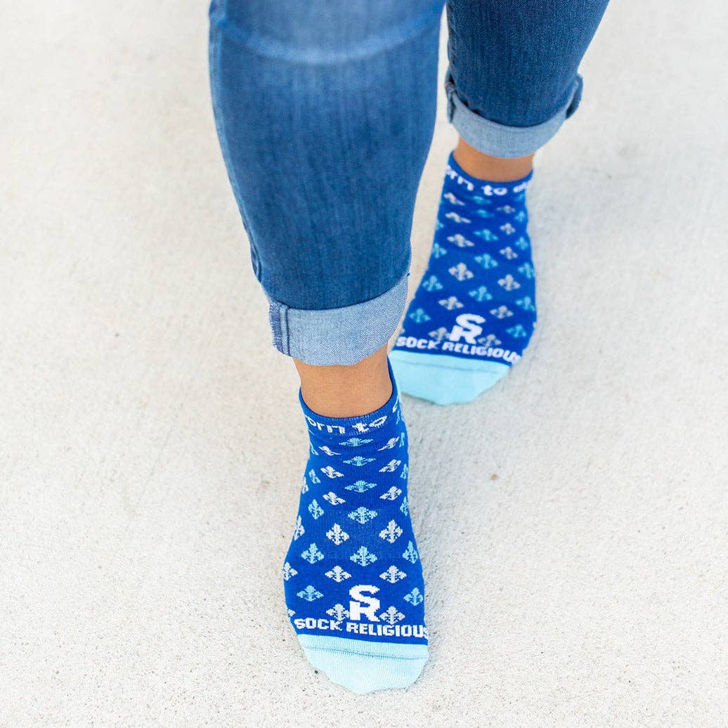 St. Joan of Arc No Show Socks