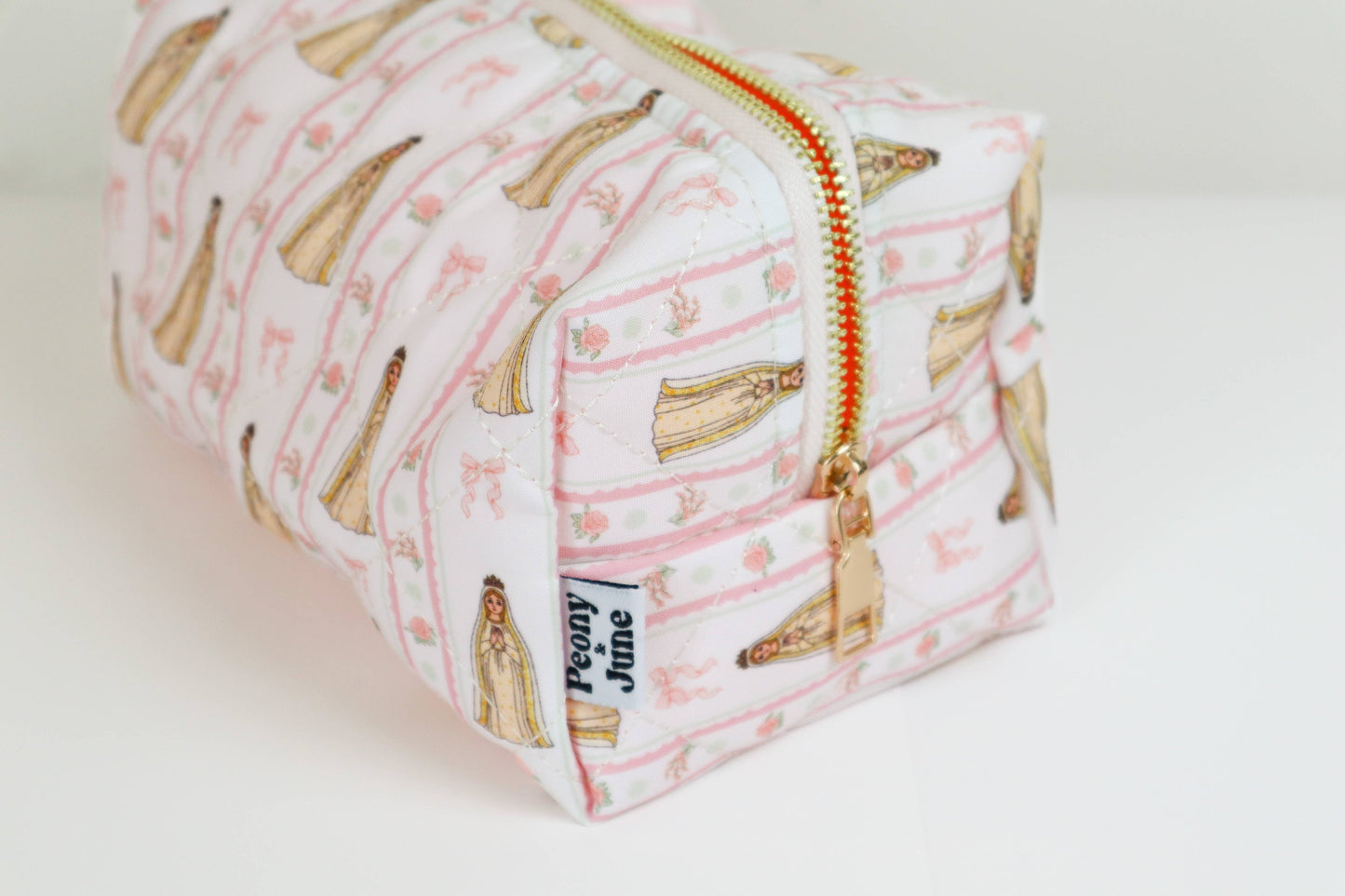 Fatima Quilted Makeup Bag