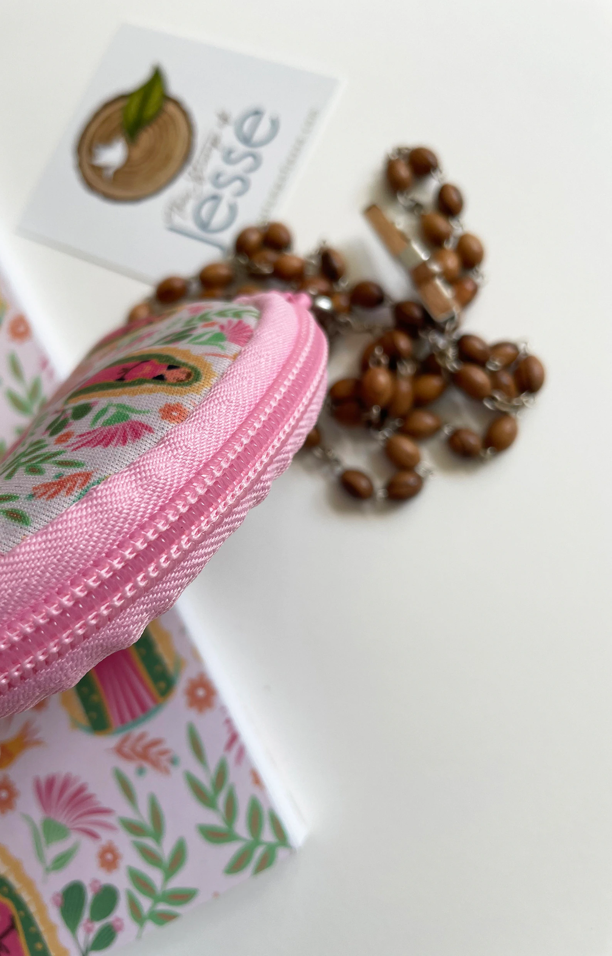 Our Lady of Guadalupe Neoprene Rosary Pouch