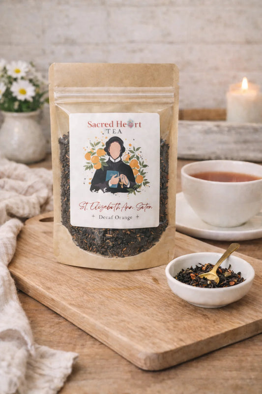 Saint Elizabeth Ann Seton Tea - Decaf Black Orange