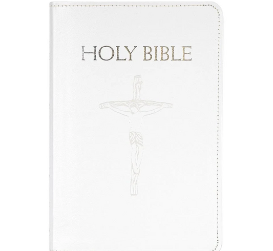 White Catholic Companion Edition Librosario Bible