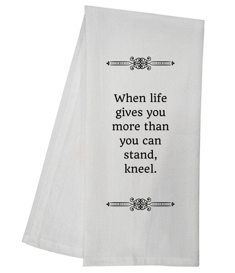 When Life Gives You Tea Towel Kitchen Gift 5865 GGTT564