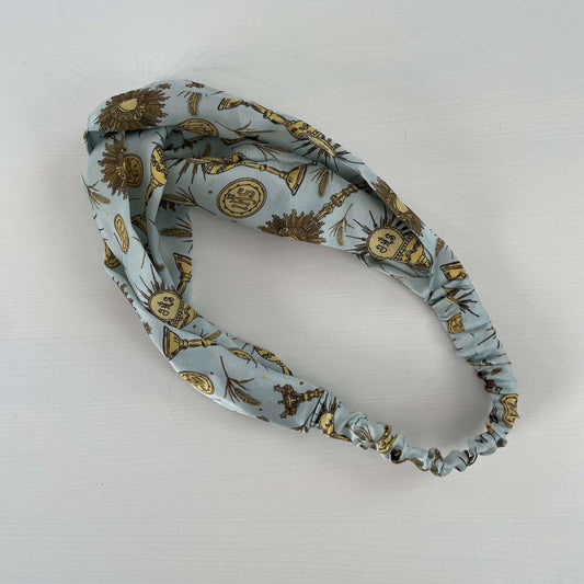Catholic Satin Headband - Eucharistic Collection