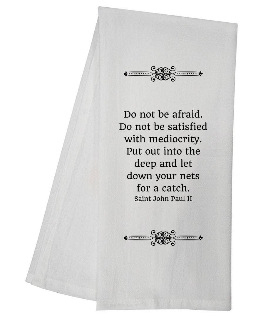 Do Not Afraid Tea Towel Religious Kitchen Gift 5894 GGTT593