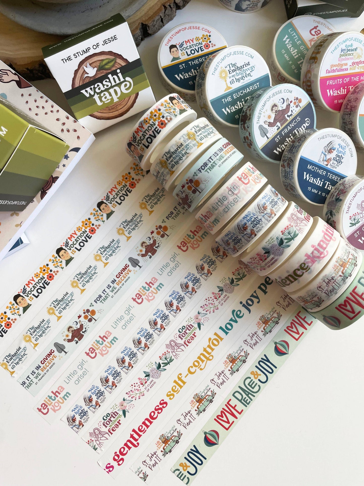 Padre Pio Washi Tape | Catholic Washi Tape | 15mm x 10m