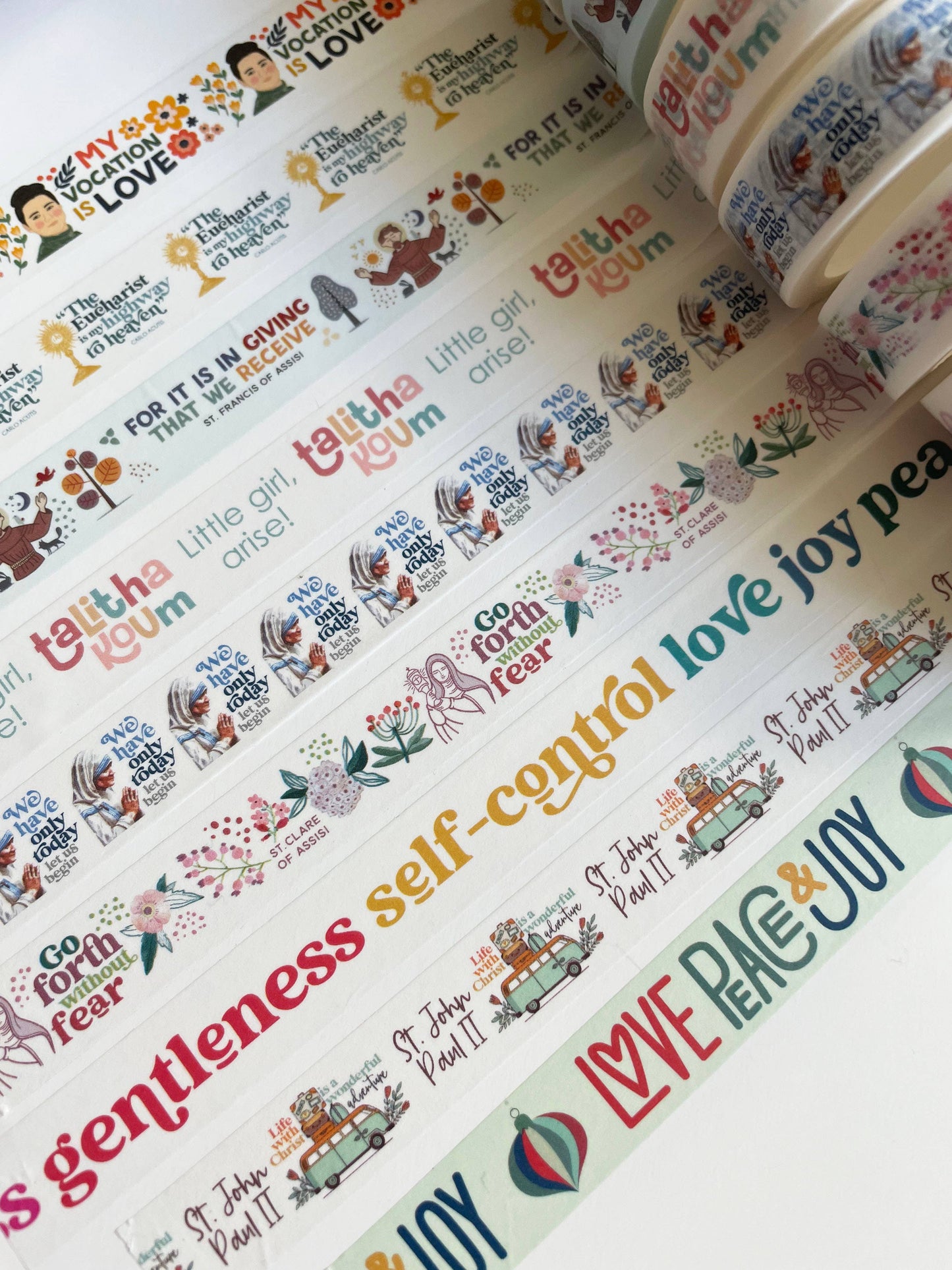 Padre Pio Washi Tape | Catholic Washi Tape | 15mm x 10m
